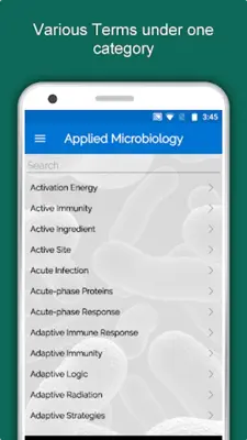 Microbiology Dictionary  Stud android App screenshot 13