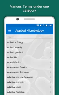 Microbiology Dictionary  Stud android App screenshot 5